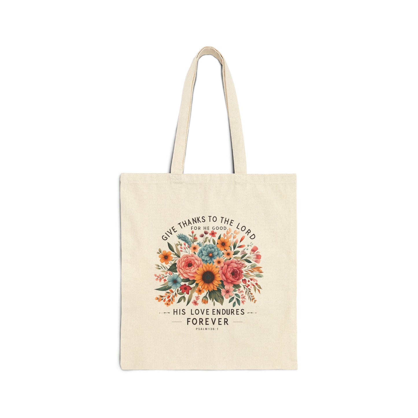 Cotton Canvas Tote Bag