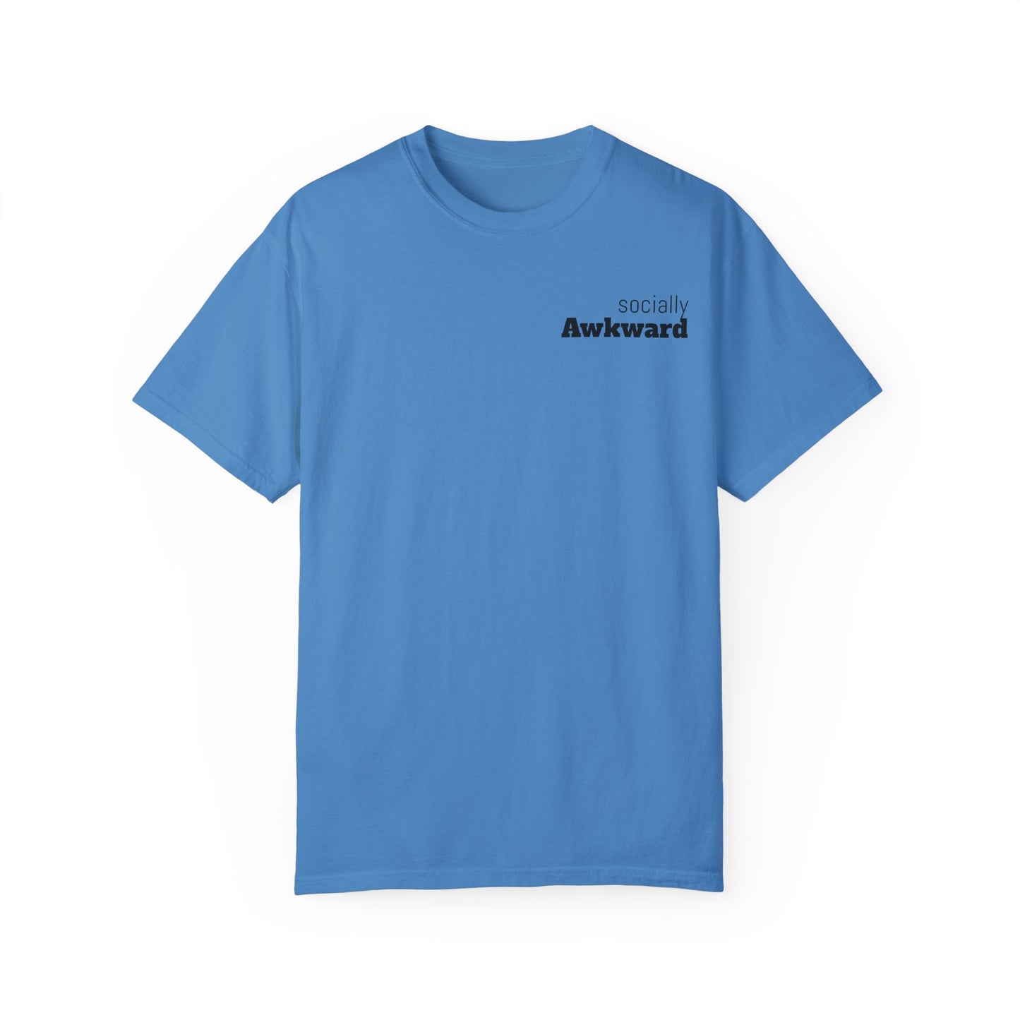 Socially Awkward Dog Lover T-Shirt - Unisex Garment-Dyed Tee