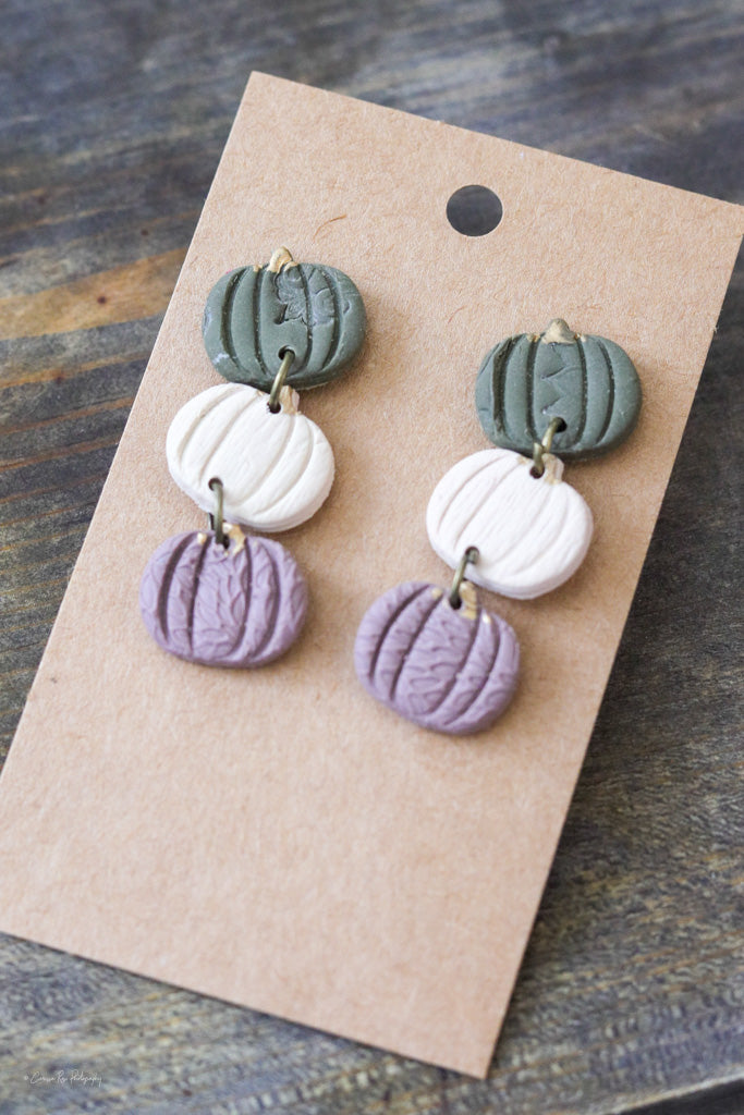 Pumpkin Trio Dangle