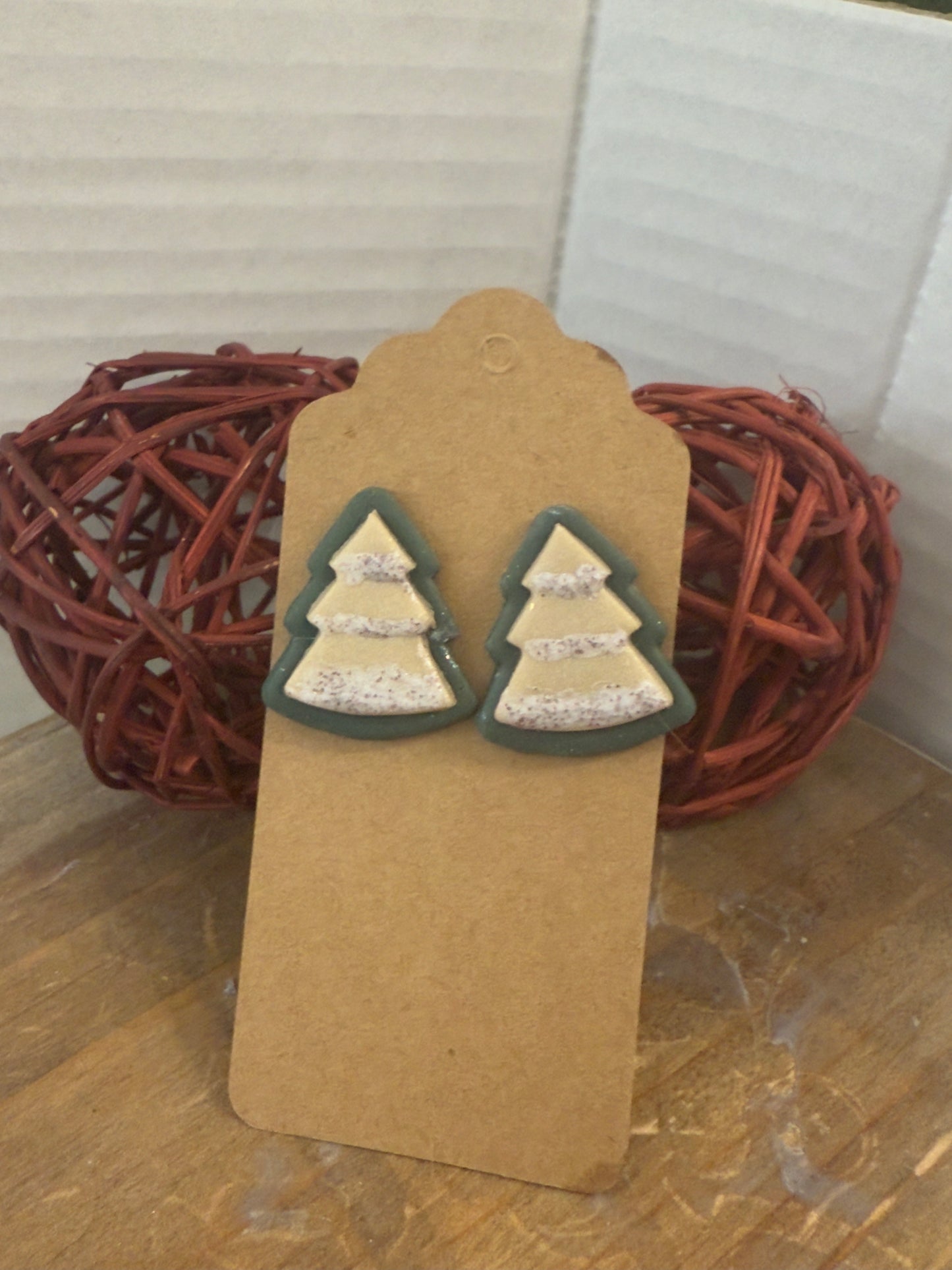 Large Christmas Tree Cookie Stud
