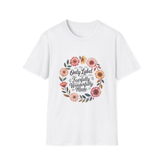 Fearfully Wonderfully Made Floral T-Shirt