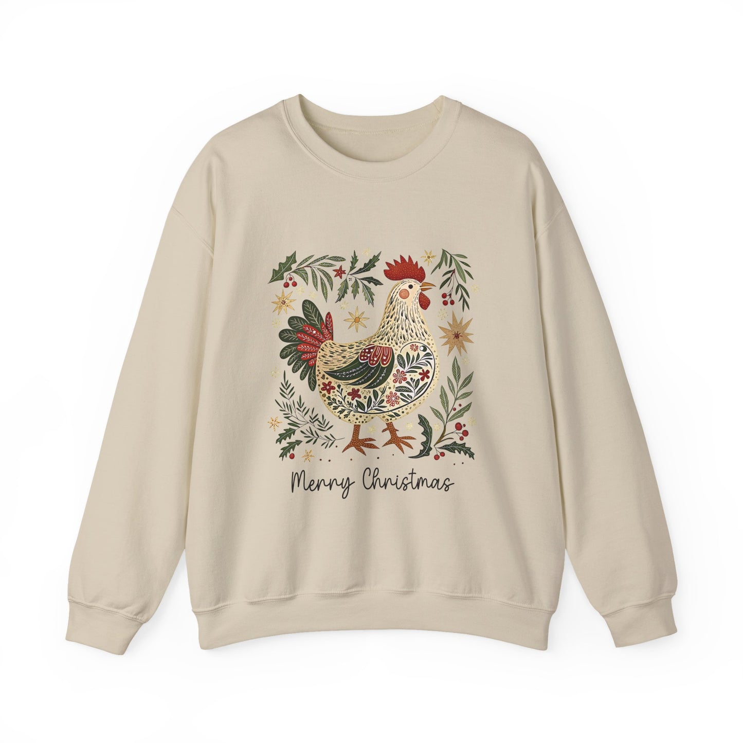 Merry Christmas Chicken Sweatshirt
