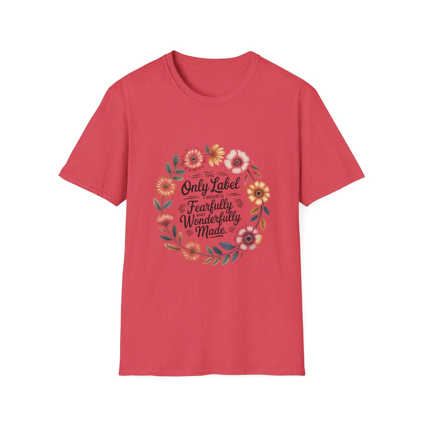 Fearfully Wonderfully Made Floral T-Shirt