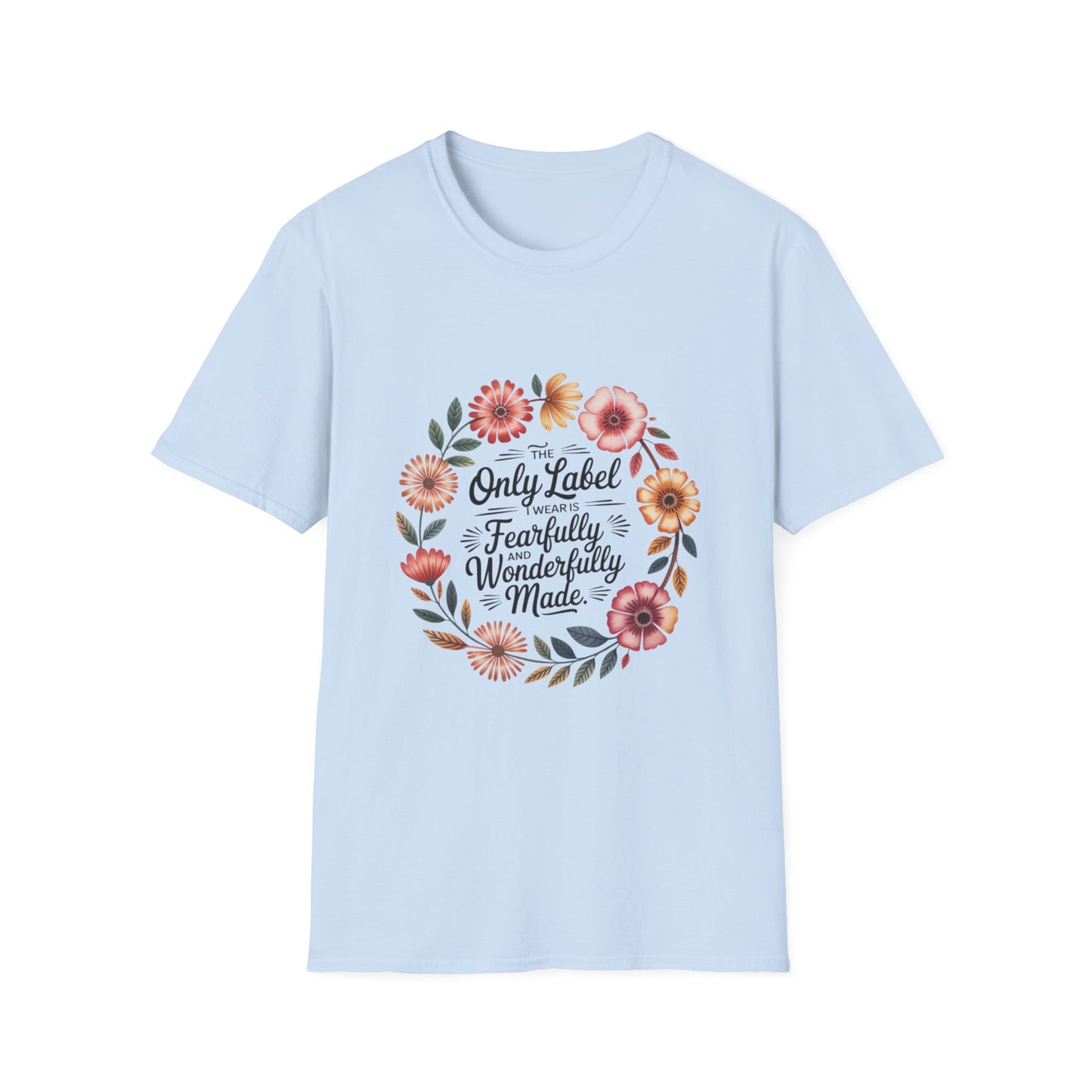 Fearfully Wonderfully Made Floral T-Shirt