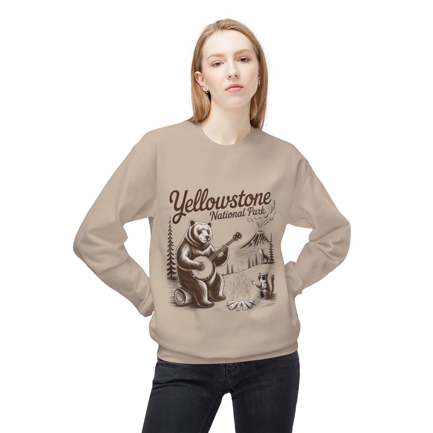 Unisex Midweight Softstyle Fleece Crewneck Sweatshirt