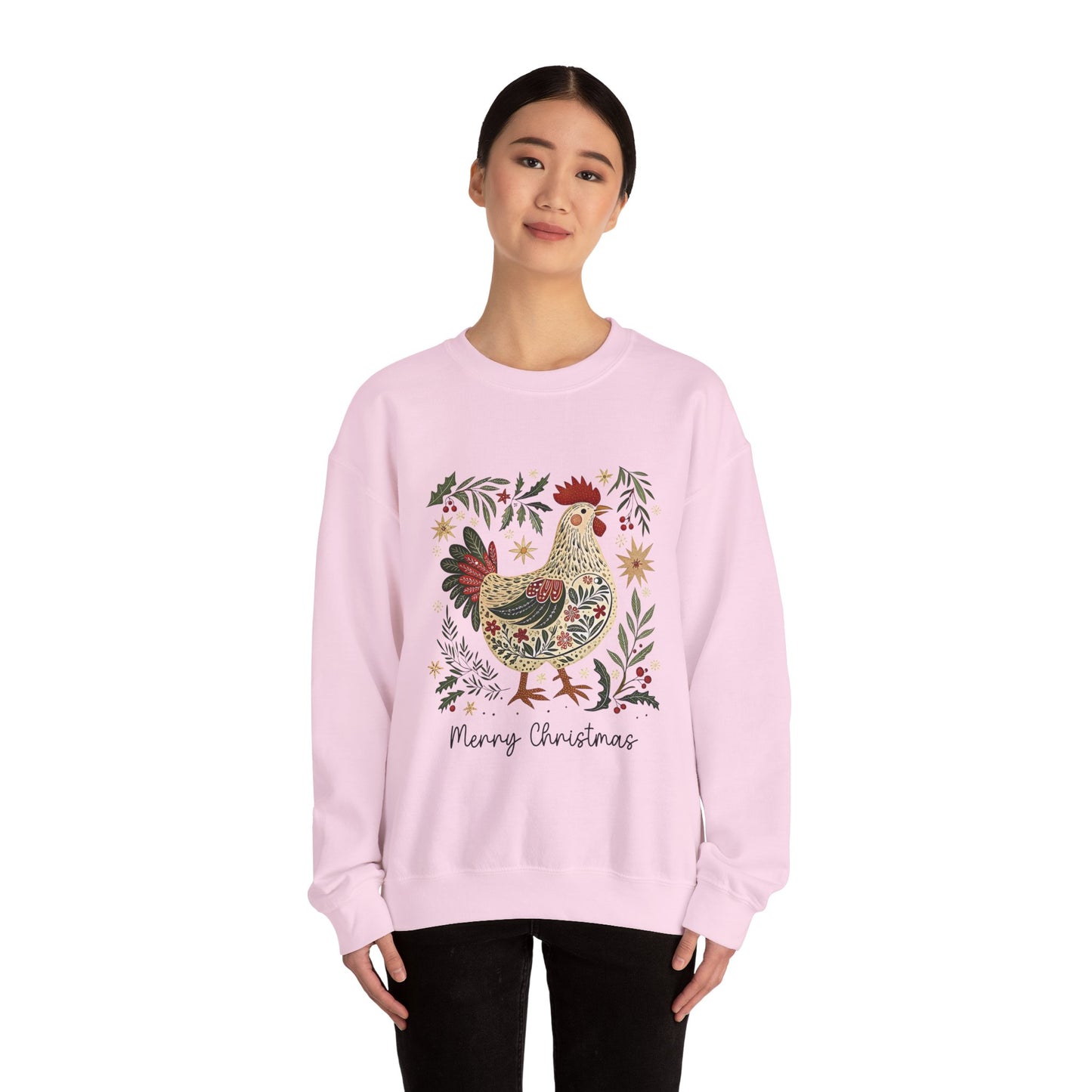 Merry Christmas Chicken Sweatshirt