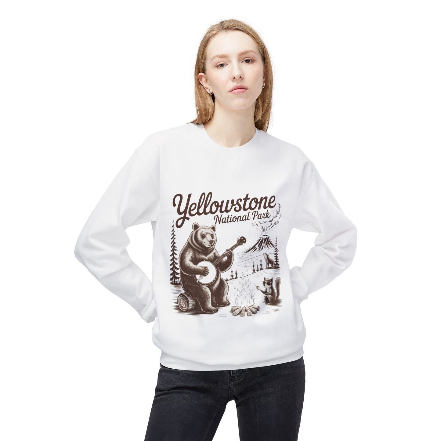 Unisex Midweight Softstyle Fleece Crewneck Sweatshirt