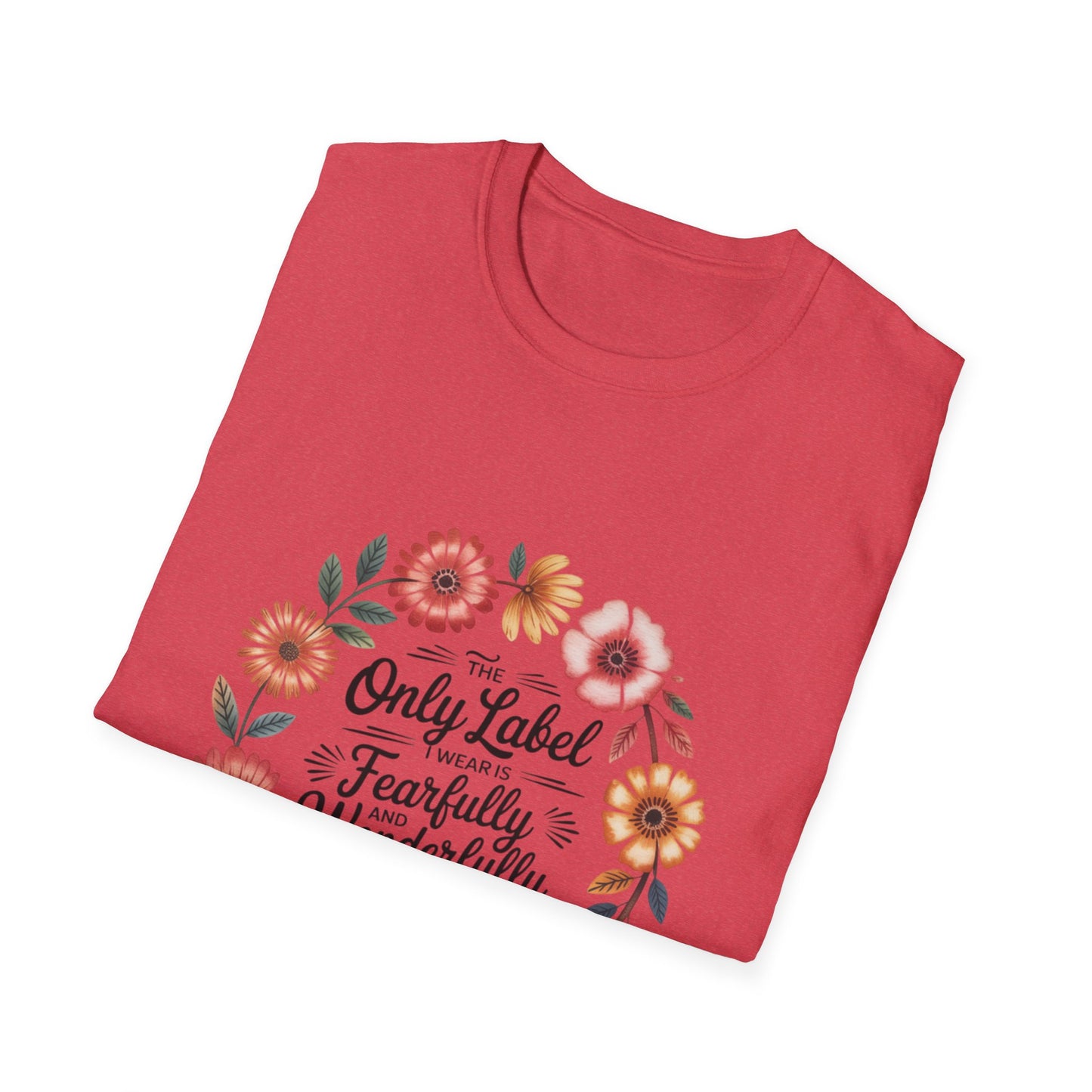Fearfully Wonderfully Made Floral T-Shirt