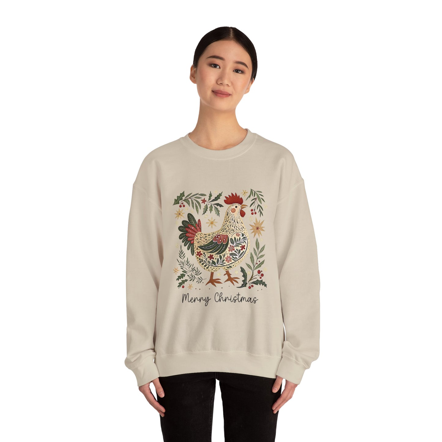 Merry Christmas Chicken Sweatshirt