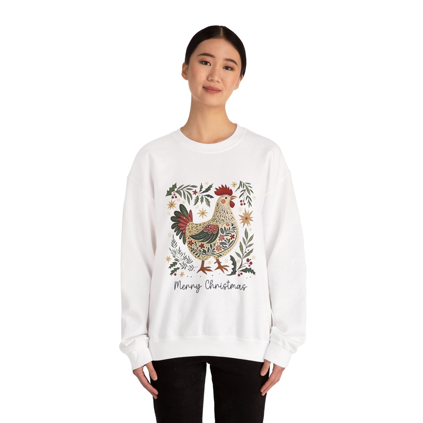 Merry Christmas Chicken Sweatshirt