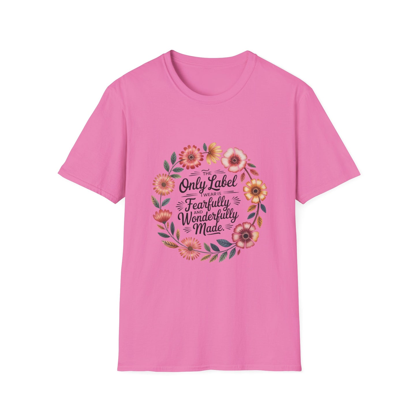 Fearfully Wonderfully Made Floral T-Shirt