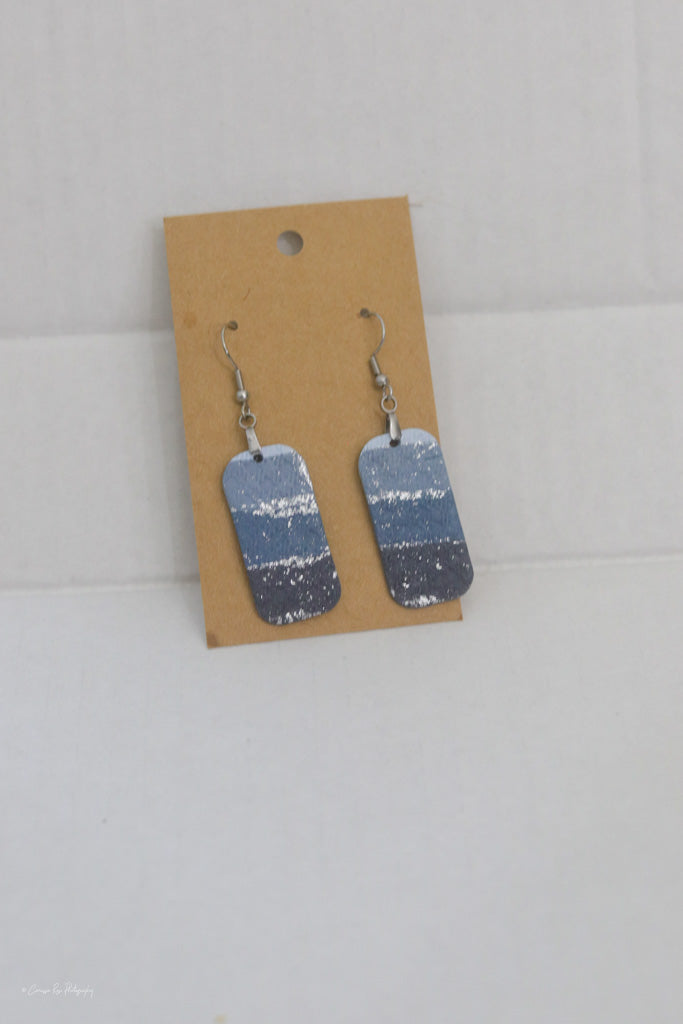 Blue and Silver Dangles