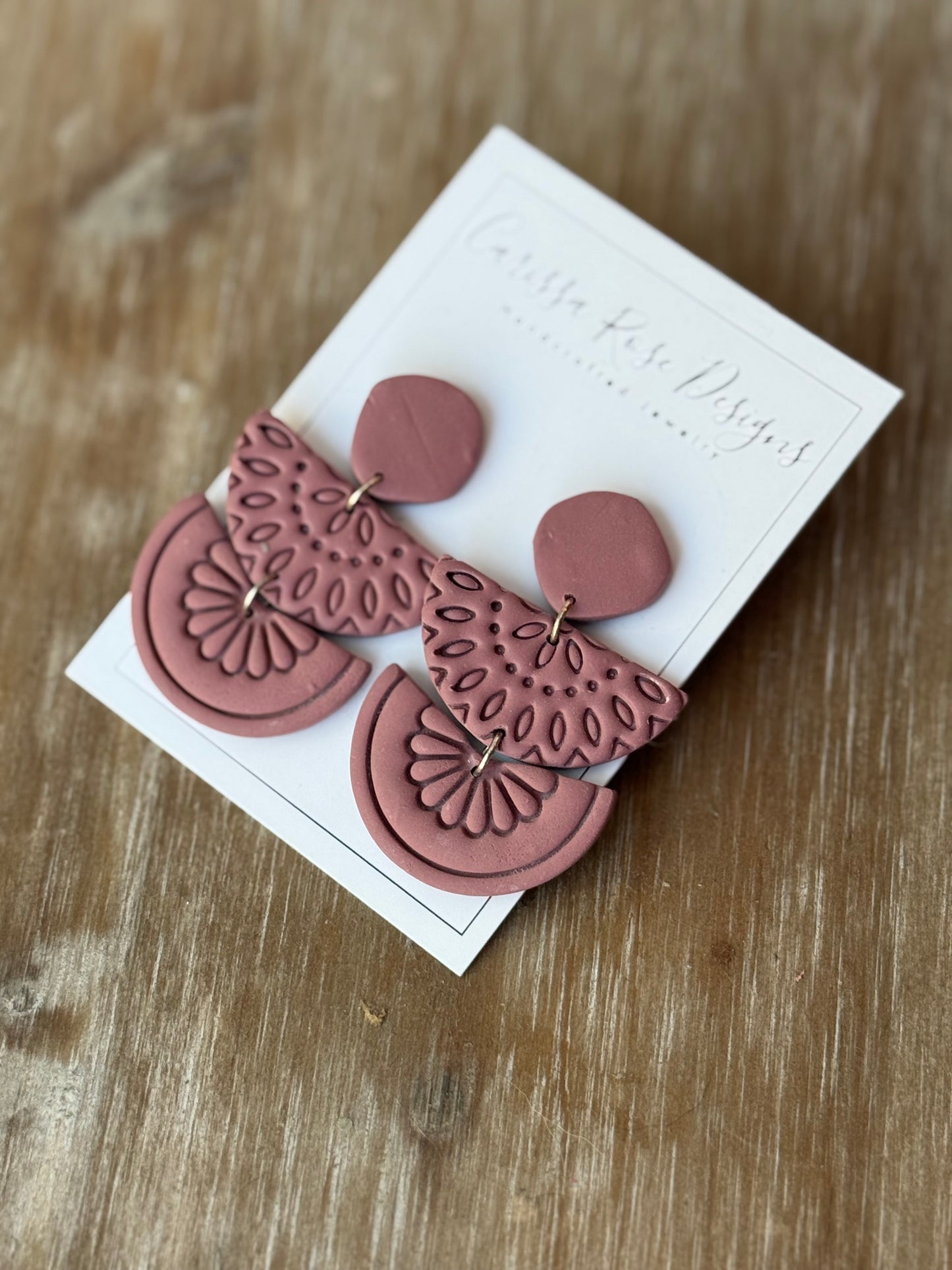 Boho Style Fall Inspired Dangle Statement Earrings