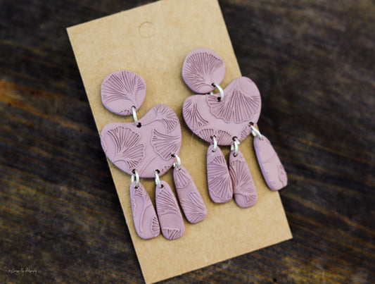 Mauve Earring