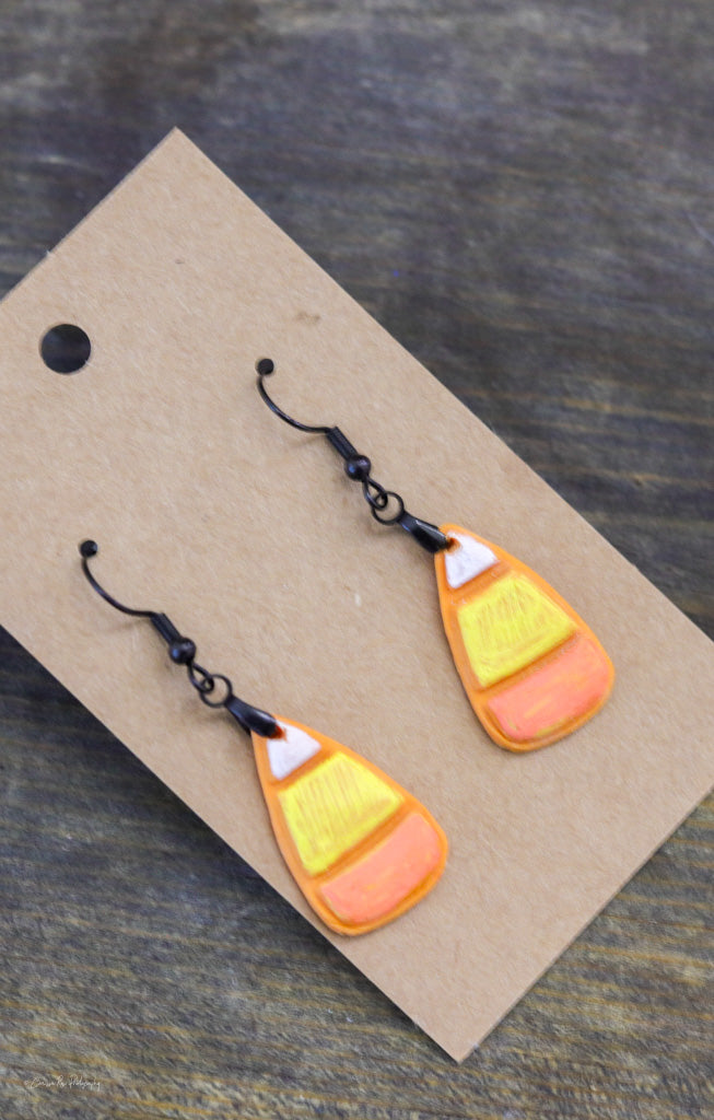 Candy Corn Earring