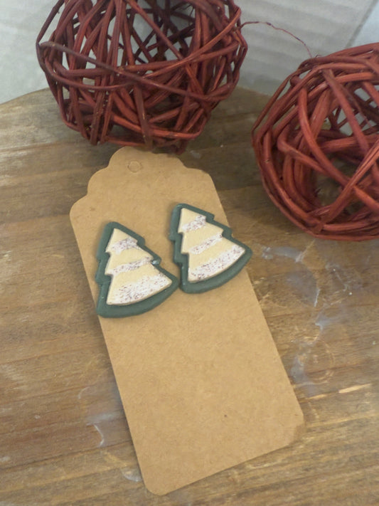 Large Christmas Tree Cookie Stud