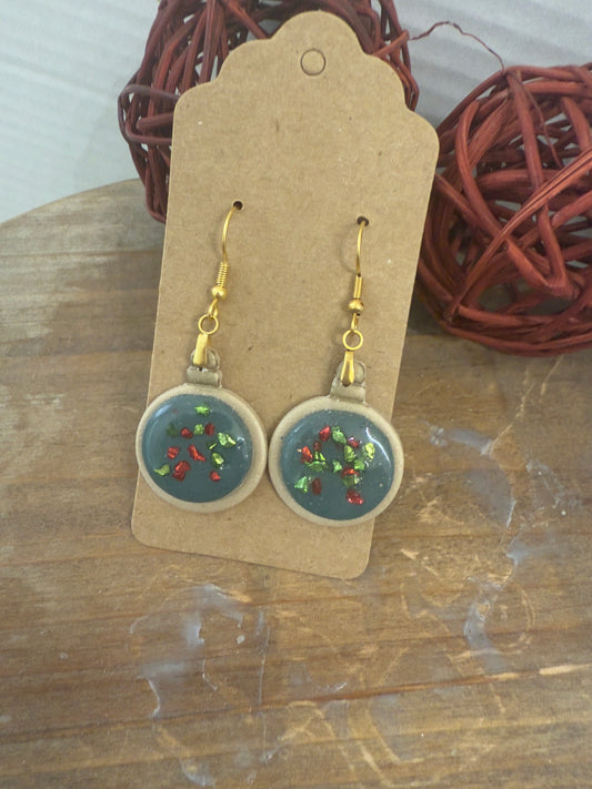 Christmas Ornament Cookie Earring